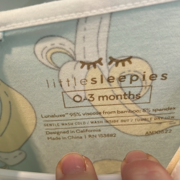 Little Sleepies Zipper Pajamas - Picture 3 of 6